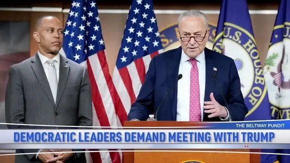 Democratic Leaders Demand Meeting With Trump on Government Funding
