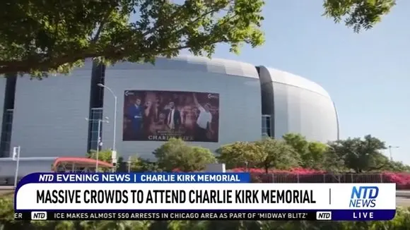 Massive Crowds to Attend Charlie Kirk Memorial